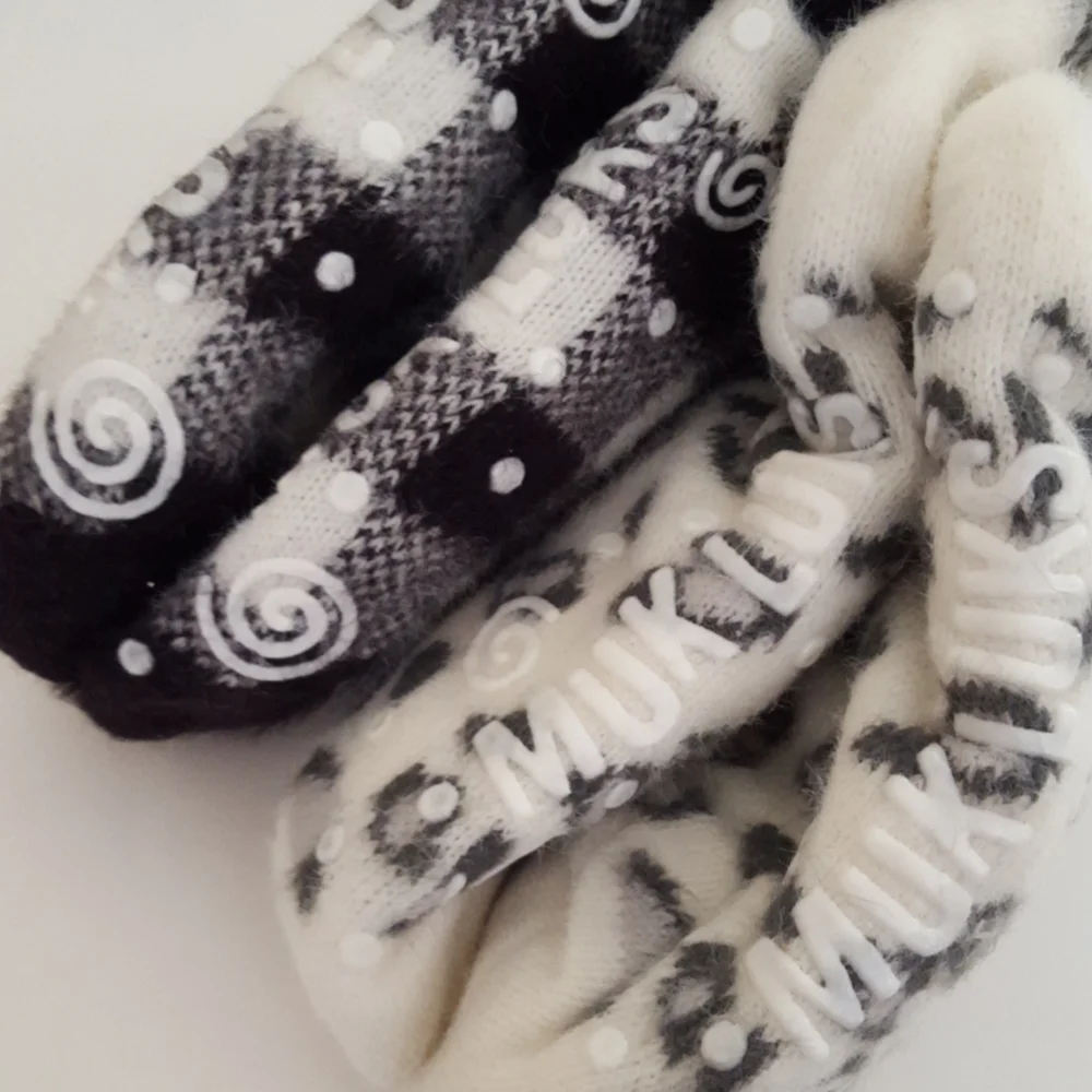 Muk Luks check washable feel